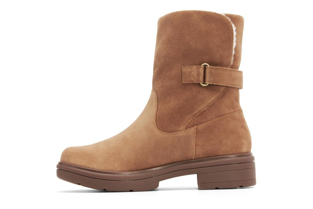 Vista Mid Boot Dark Tan | Women ABEO Footwear Boots